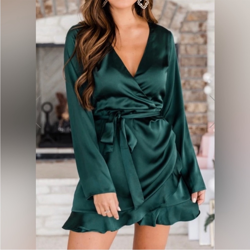 Green Silk Romper
